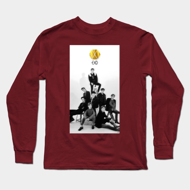 From EXO Planet Long Sleeve T-Shirt by Like visual Store